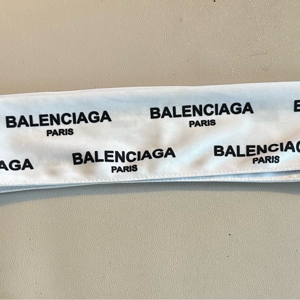 Balenciaga headband, twilly, belt, bow, ribbon, handmade